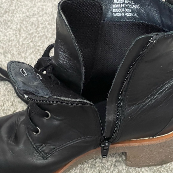 EOS Corbyn women’s leather combat boots - Picture 10 of 12